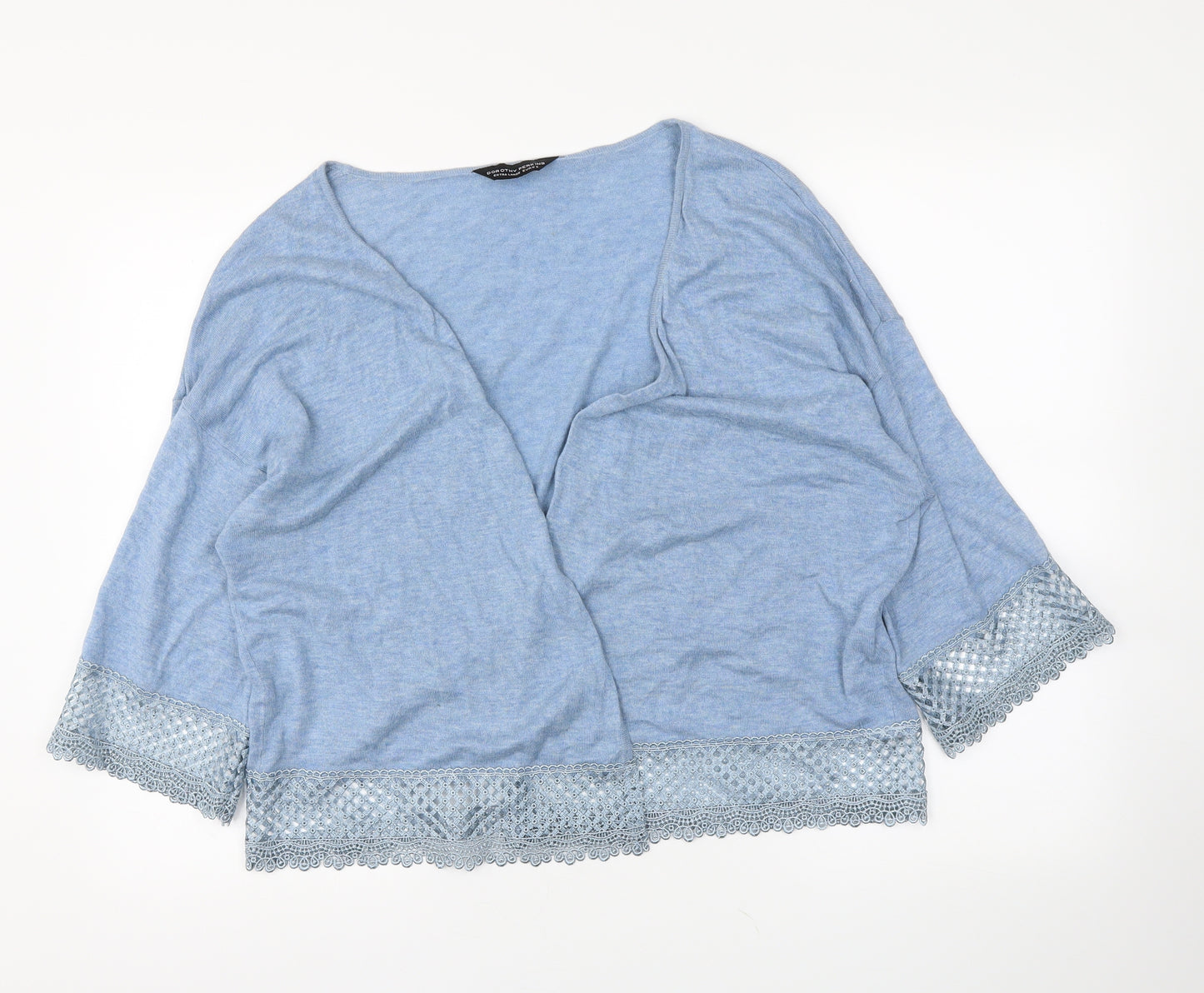 Dorothy Perkins Womens Blue   Wrap Jumper Size XL