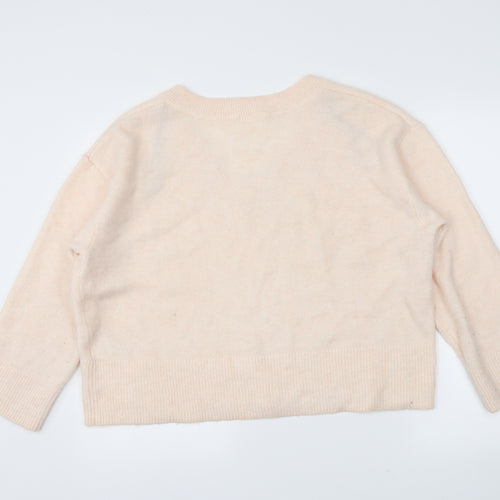 H&M Womens Pink   Pullover Jumper Size M