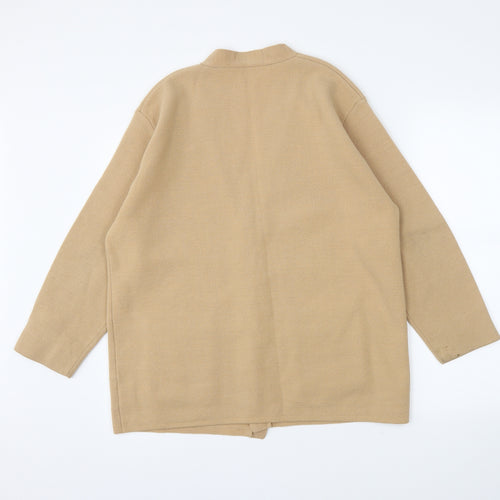 Preworn Womens Beige   Cardigan Jumper Size 16