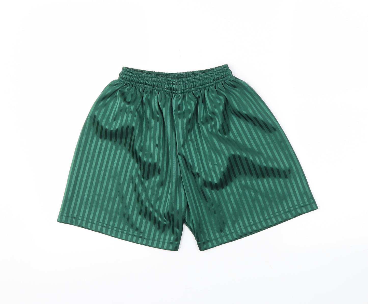 david luke Mens Green Striped  Athletic Shorts Size 28 in