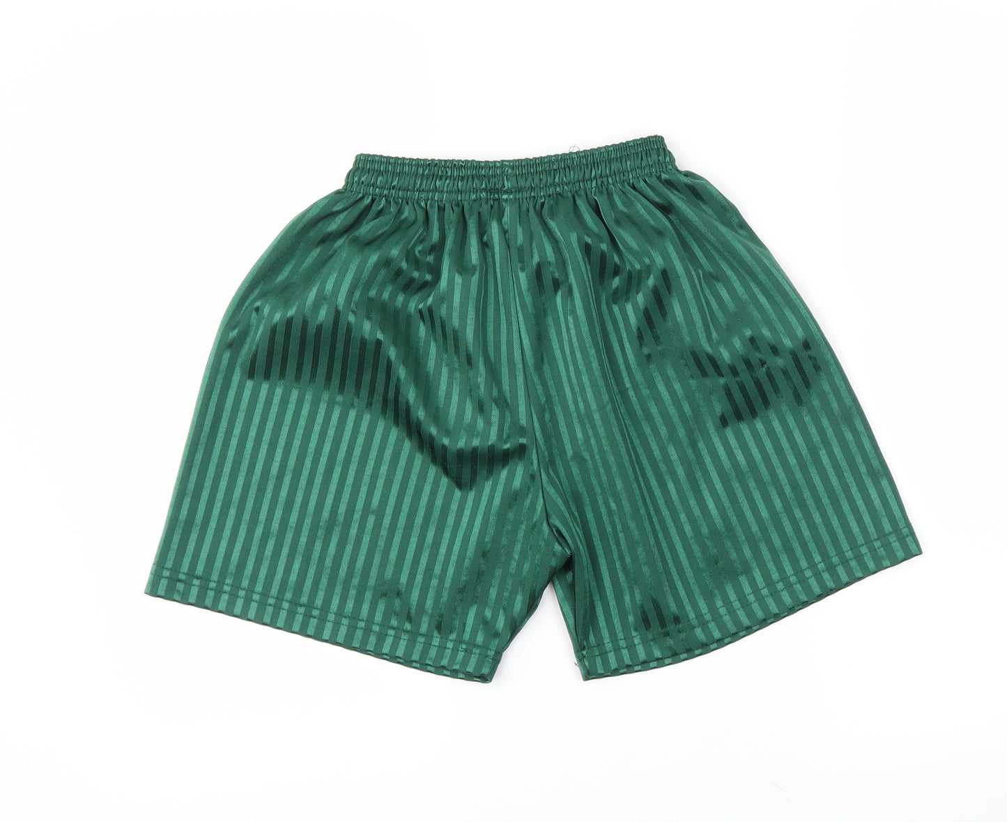 david luke Mens Green Striped  Athletic Shorts Size 28 in