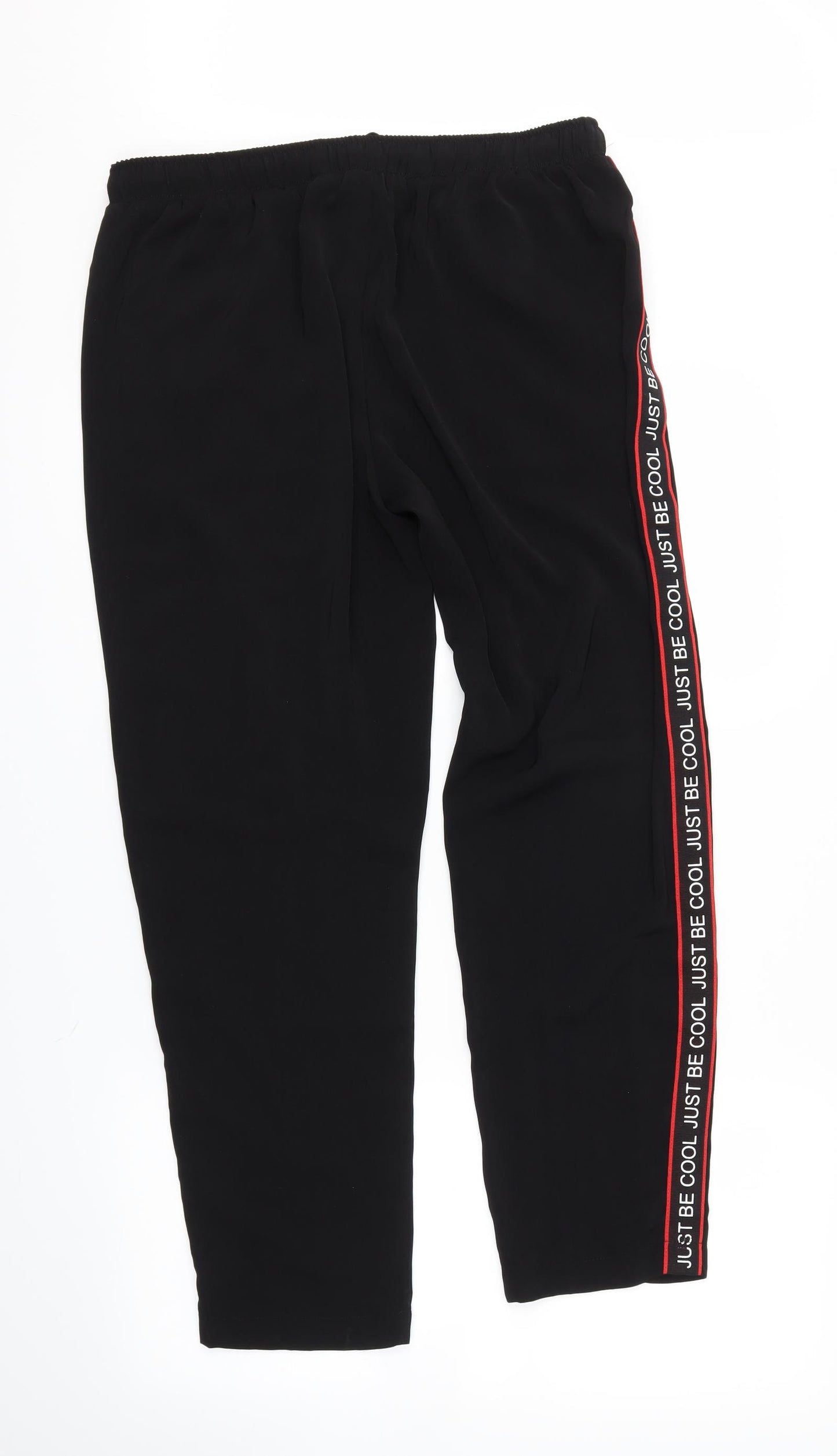 Stradivarius Womens Black   Jogger Trousers Size XL L25 in