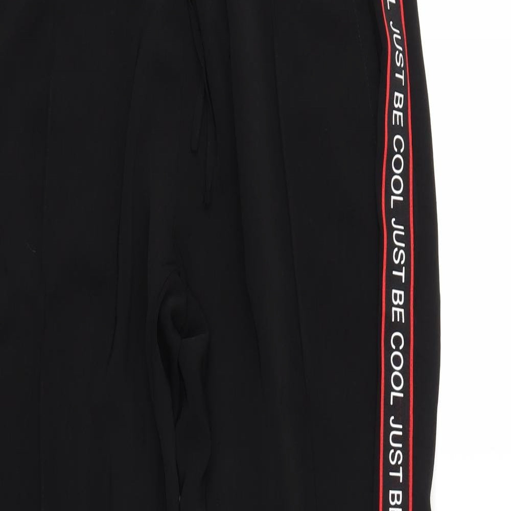 Stradivarius Womens Black   Jogger Trousers Size XL L25 in