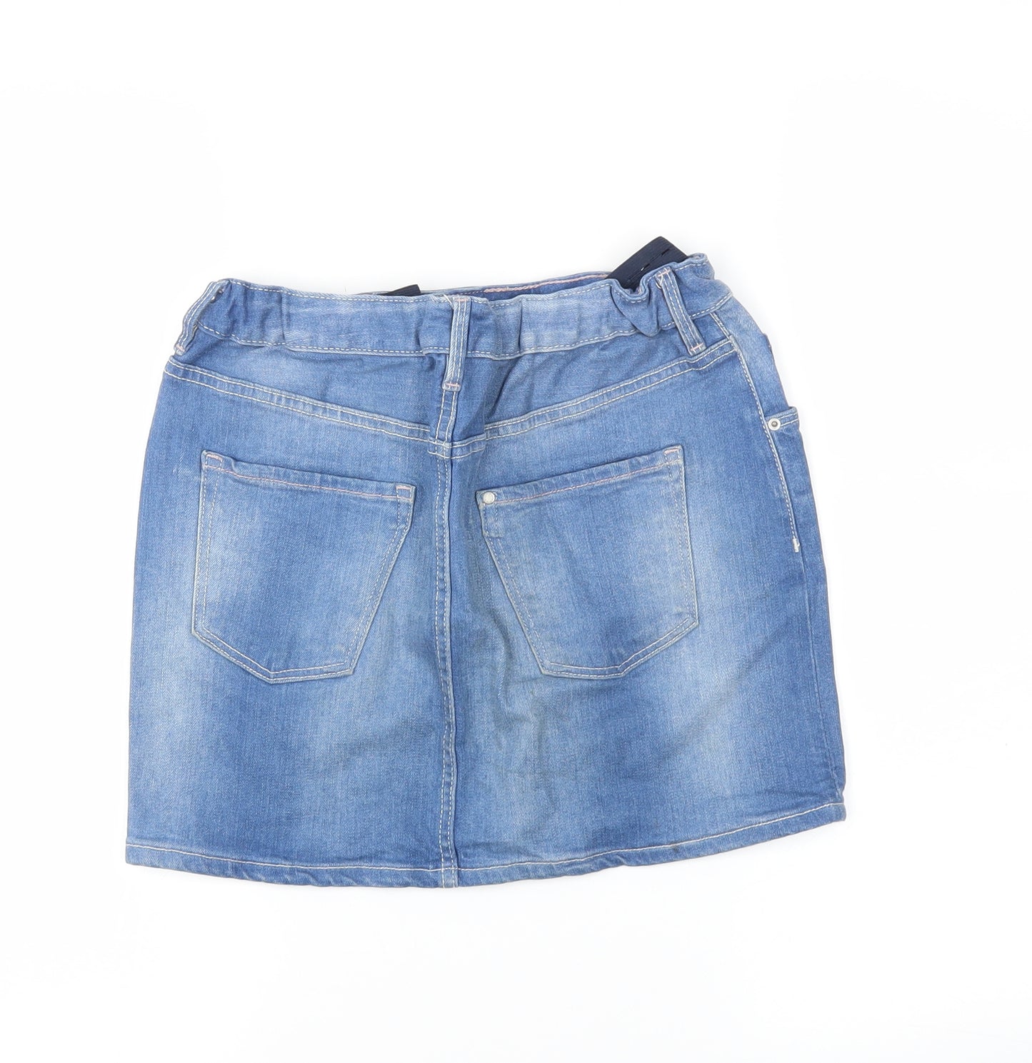 &Denim Girls Blue  Denim Mini Skirt Size 11-12 Years