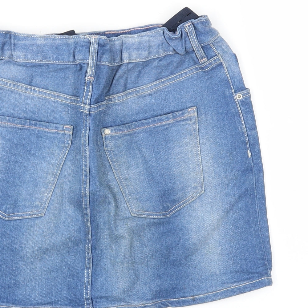 &Denim Girls Blue  Denim Mini Skirt Size 11-12 Years
