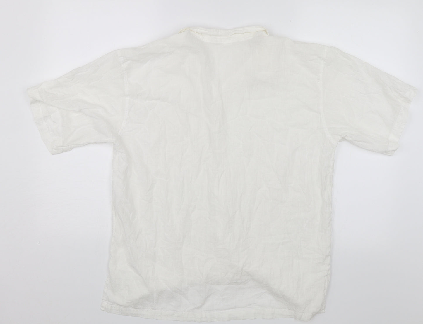 Preworn Womens White   Basic Button-Up Size XL