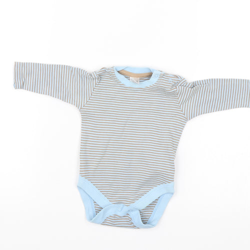 NEXT Baby Blue Striped  Romper One-Piece Size 0-3 Months