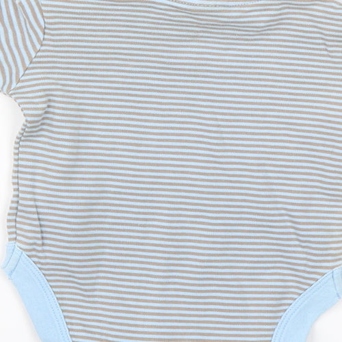 NEXT Baby Blue Striped  Romper One-Piece Size 0-3 Months