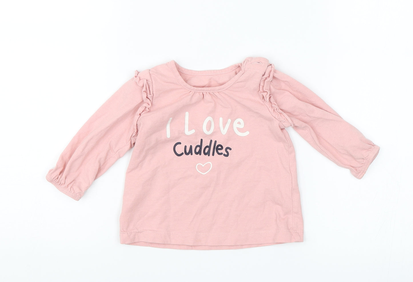 Matalan Baby Pink   Basic Blouse Size 3-6 Months  - I love cuddles