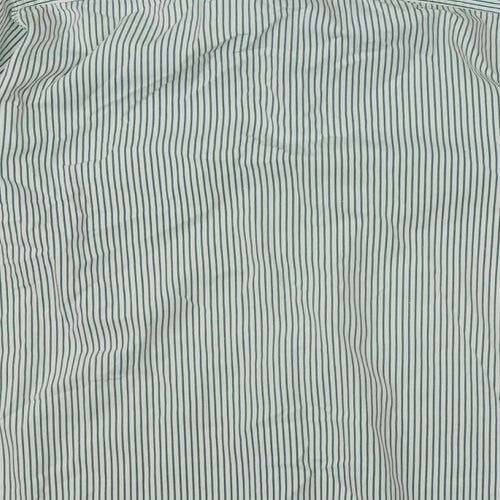 INL Womens Green Striped  Basic Button-Up Size 12