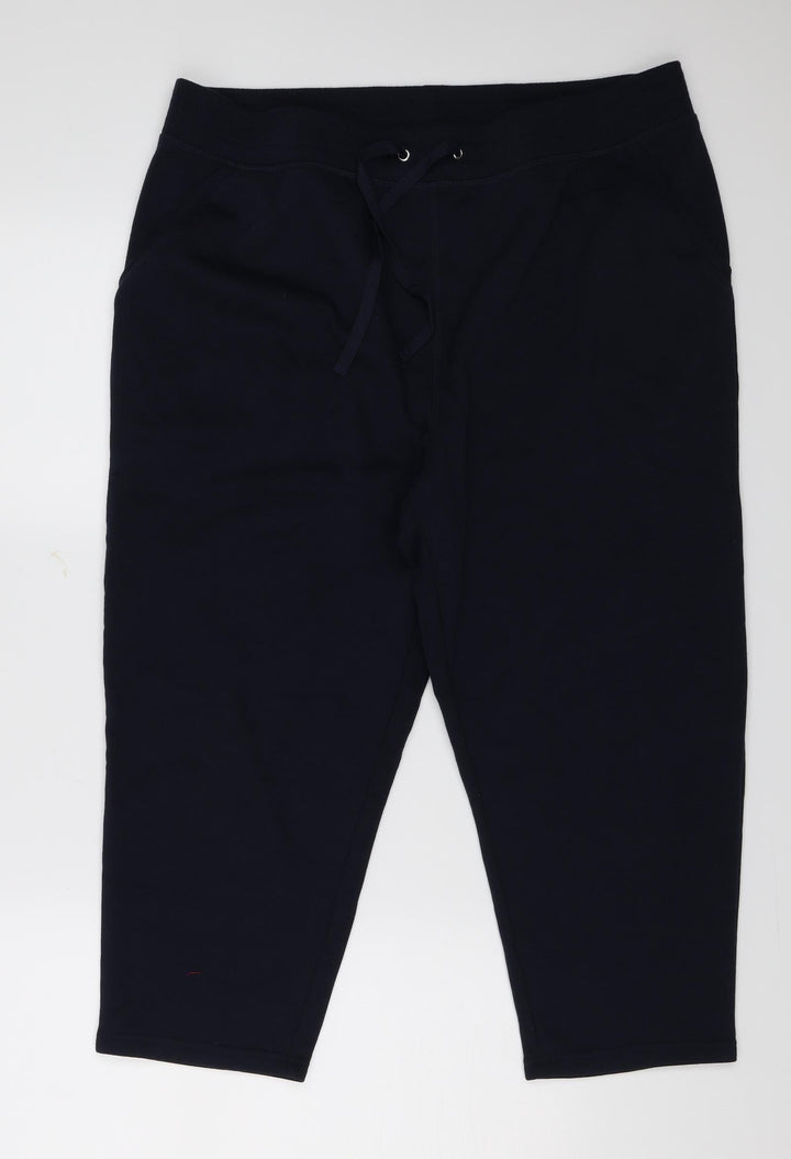 Bonmarché Womens Blue Sweatpants Trousers Size 16 L21 in