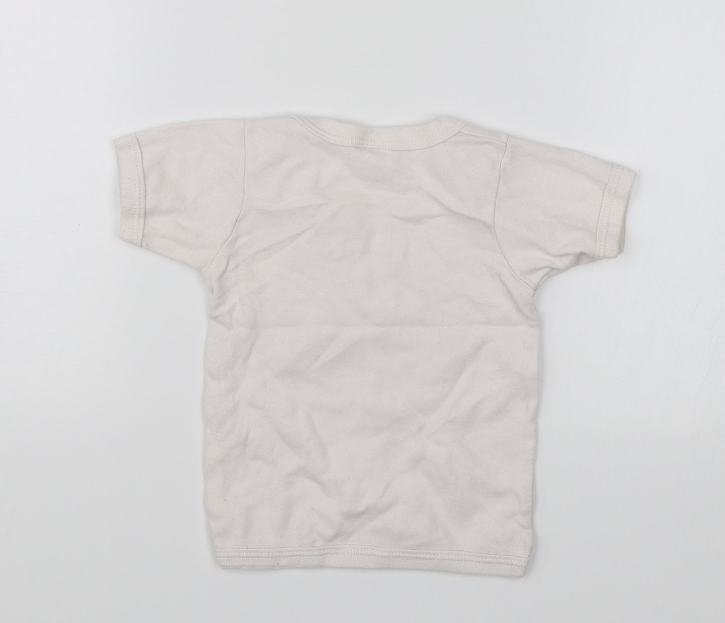 Preworn Baby White   Basic T-Shirt Size 18-24 Months  - Alnwick Castle