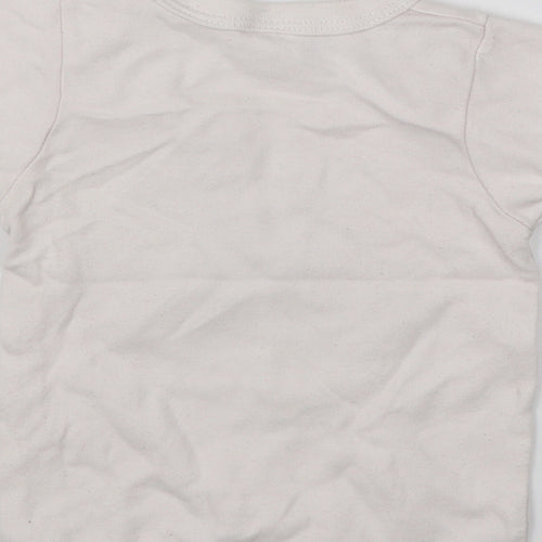 Preworn Baby White   Basic T-Shirt Size 18-24 Months  - Alnwick Castle