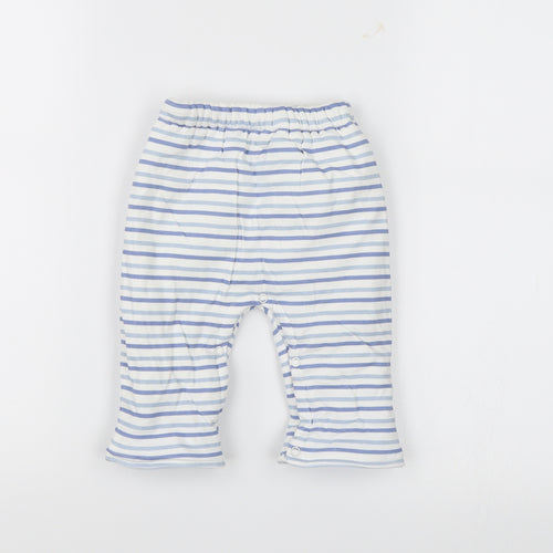 Stomp Baby White Striped  Sweatpants Trousers Size 3-6 Months