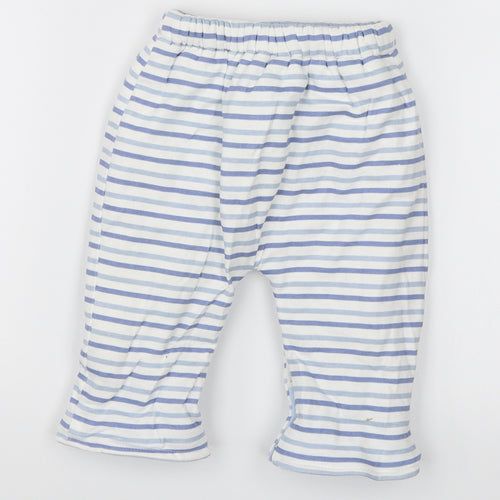 Stomp Baby White Striped  Sweatpants Trousers Size 3-6 Months
