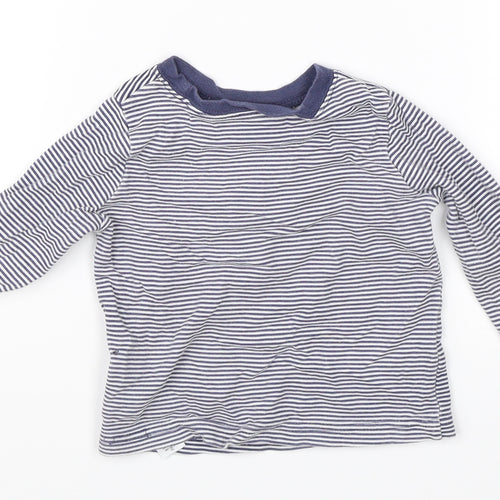 George Baby Blue Striped  Jersey T-Shirt Size 9-12 Months  - Tigger