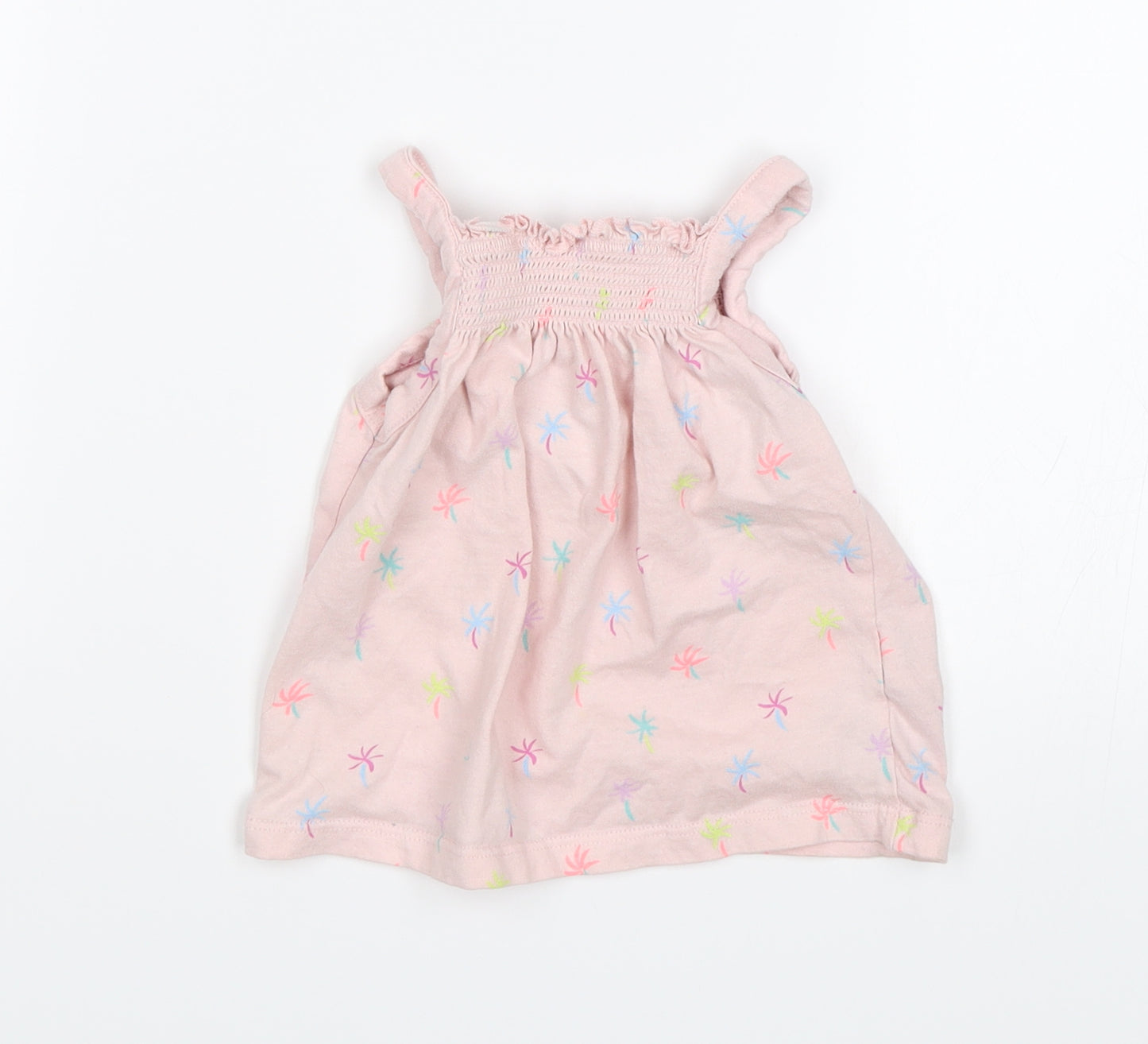 Primark Baby Pink Floral  Shift  Size 6-9 Months