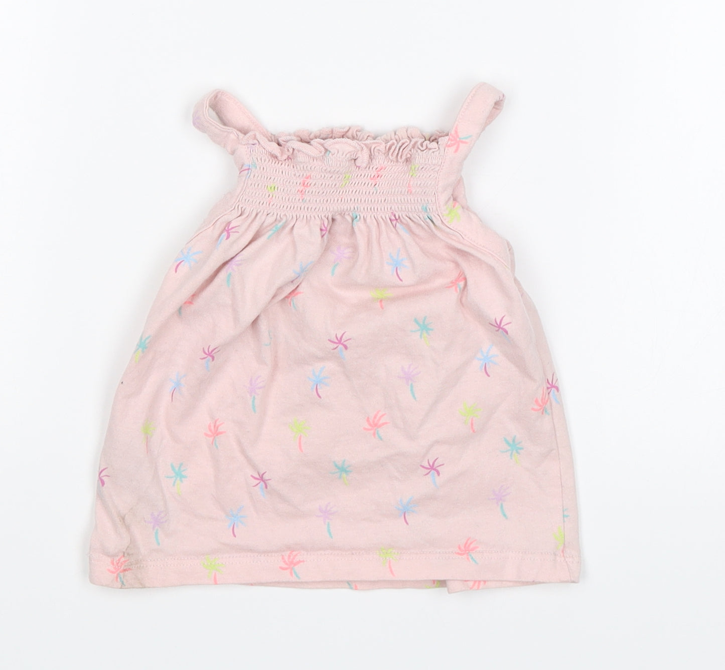 Primark Baby Pink Floral  Shift  Size 6-9 Months