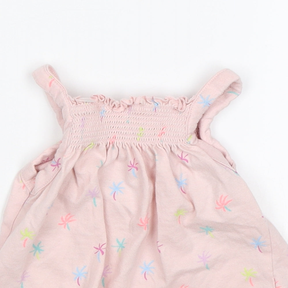 Primark Baby Pink Floral  Shift  Size 6-9 Months