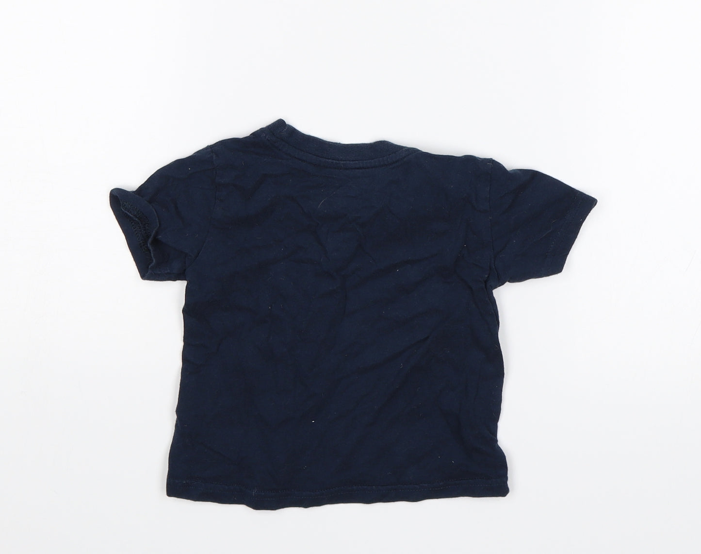 Rebel Baby Blue   Basic T-Shirt Size 12-18 Months  - My daddy is the best