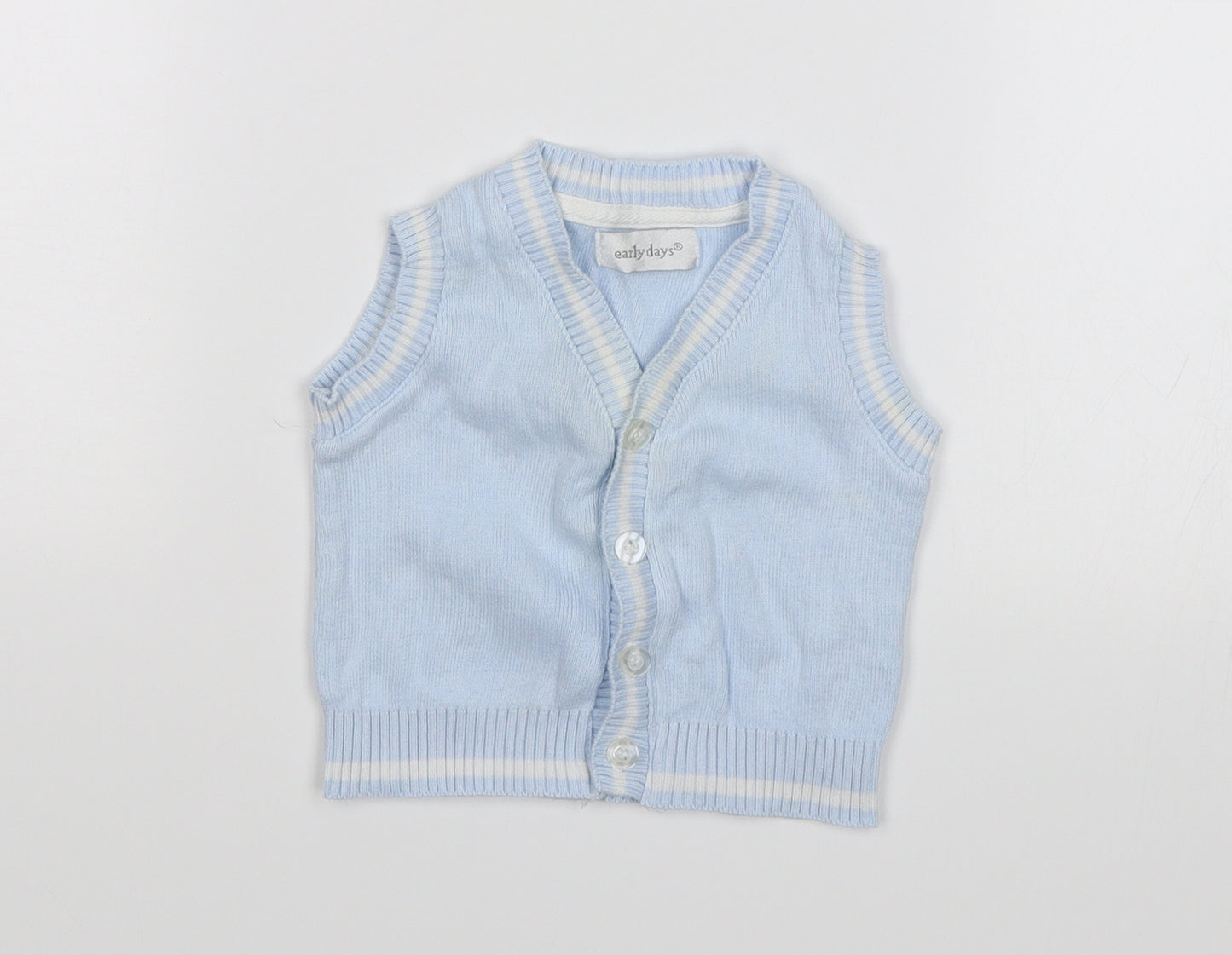 Early Days Baby Blue   Basic Coat Coatigan Size 0-3 Months