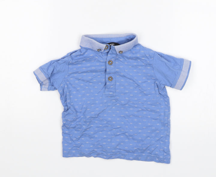 George Baby Blue   Basic Polo Size 18-24 Months