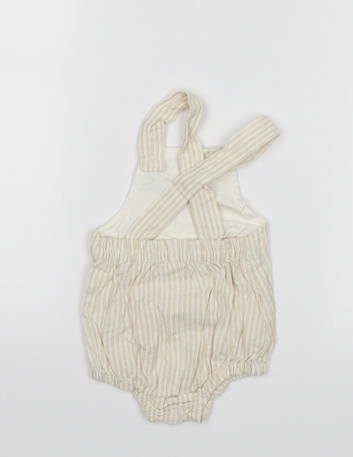 Preworn Baby Beige   Romper One-Piece Size 0-3 Months  - Bear