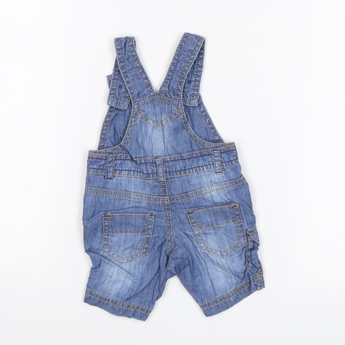 Baby Boutique Baby Blue   Dungaree One-Piece Size 0-3 Months