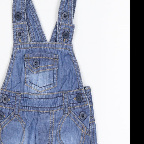 Baby Boutique Baby Blue   Dungaree One-Piece Size 0-3 Months