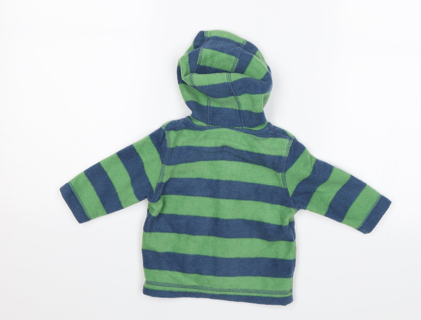 Cherokee Baby Green Striped  Full Zip Jumper Size 0-3 Months