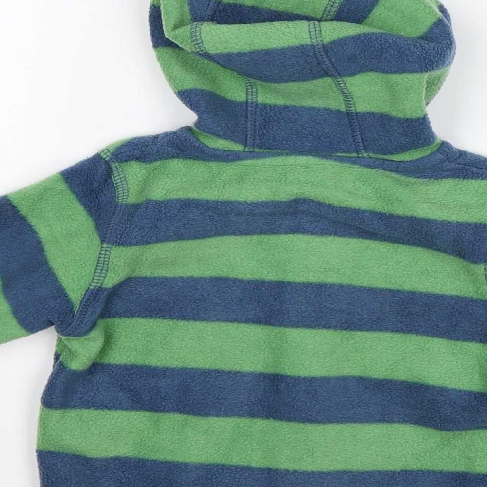 Cherokee Baby Green Striped  Full Zip Jumper Size 0-3 Months