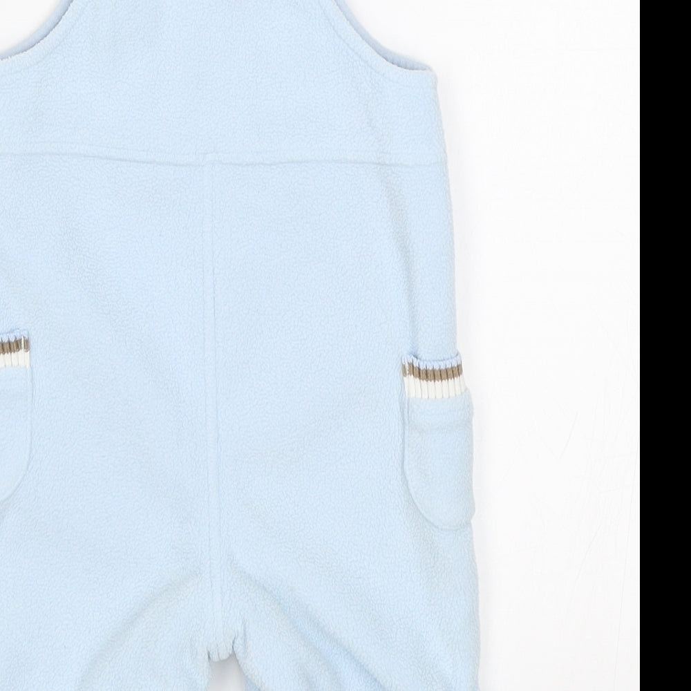 Mini Mode Baby Blue   Dungaree One-Piece Size 0-3 Months  - Little bear