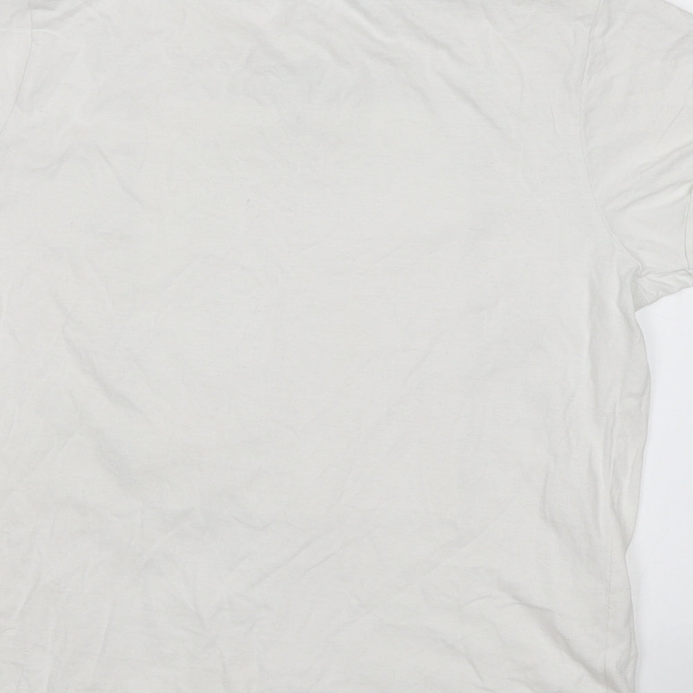 Pep&Co Girls White   Basic T-Shirt Size 12-13 Years  - Good vibes