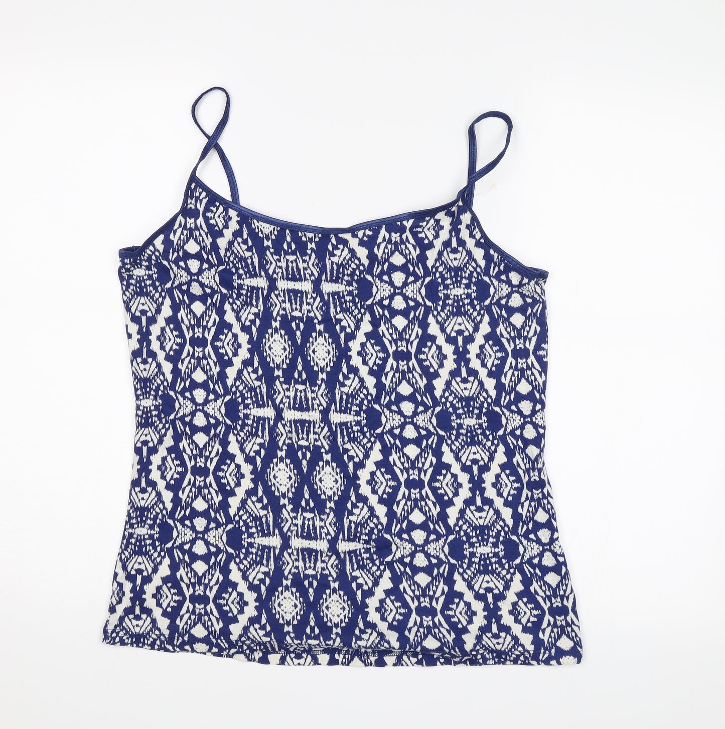 Dorothy Perkins Womens Blue Geometric  Camisole Tank Size 20