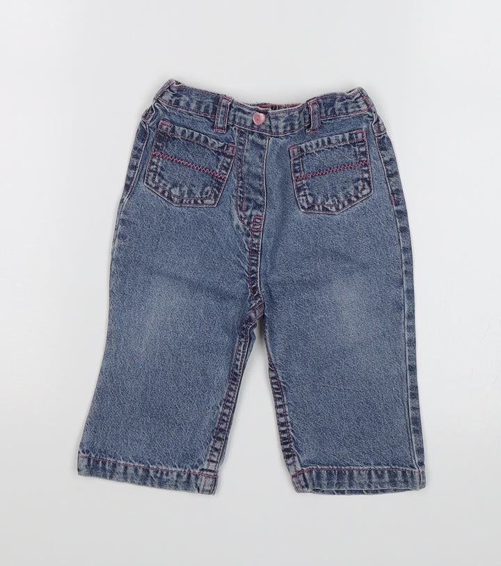 George Baby Blue   Capri Trousers Size 9-12 Months