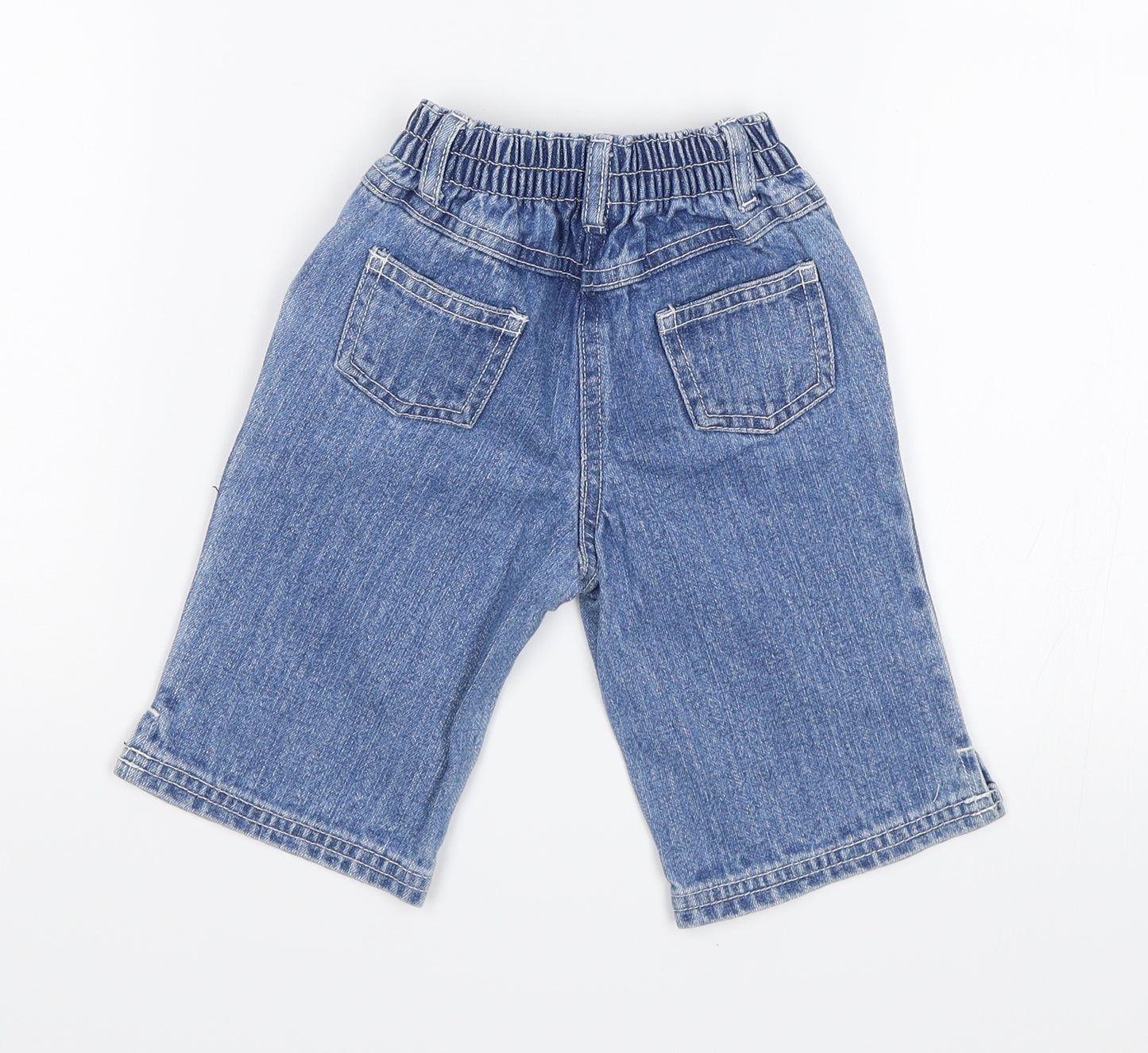 Tiny Ted Baby Blue Floral  Jogger Jeans Size 3-6 Months