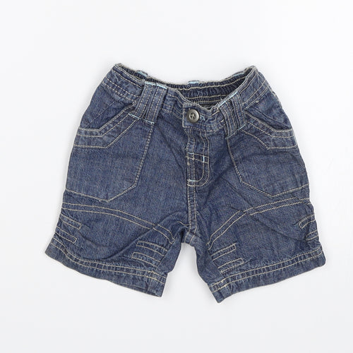 Matalan Baby Blue   Cargo Jeans Size 0-3 Months