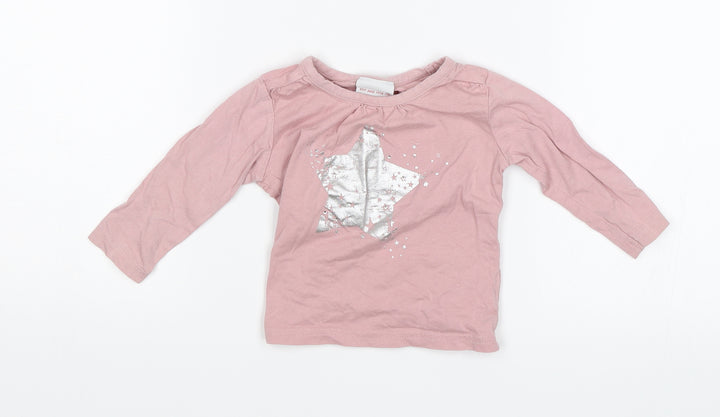 NEXT Baby Pink Jersey T-Shirt Size 3-6 Months - Star