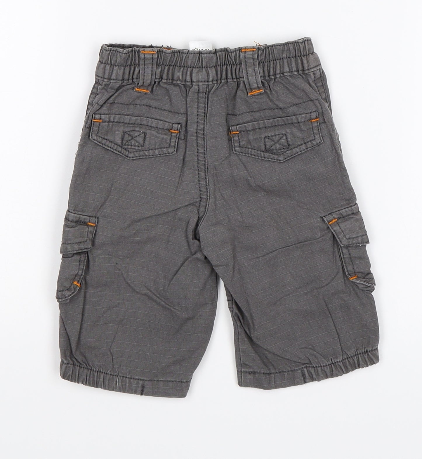 George Baby Grey   Cargo Trousers Size 0-3 Months