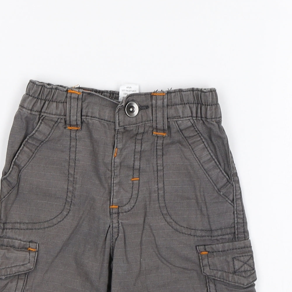 George Baby Grey   Cargo Trousers Size 0-3 Months