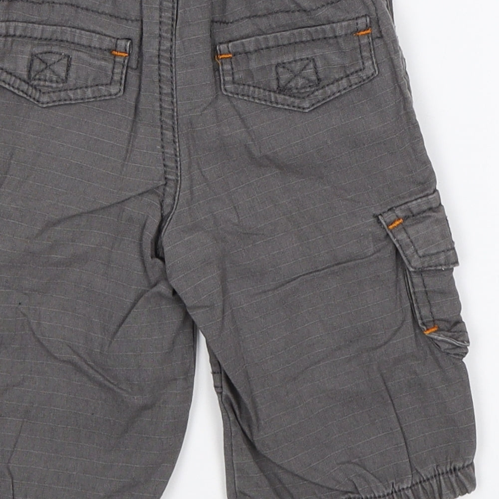 George Baby Grey   Cargo Trousers Size 0-3 Months