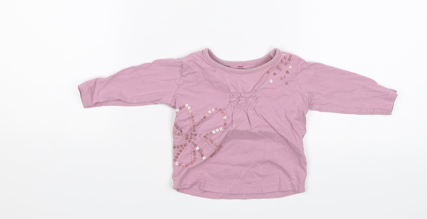 NEXT Baby Purple   Jersey T-Shirt Size 3-6 Months
