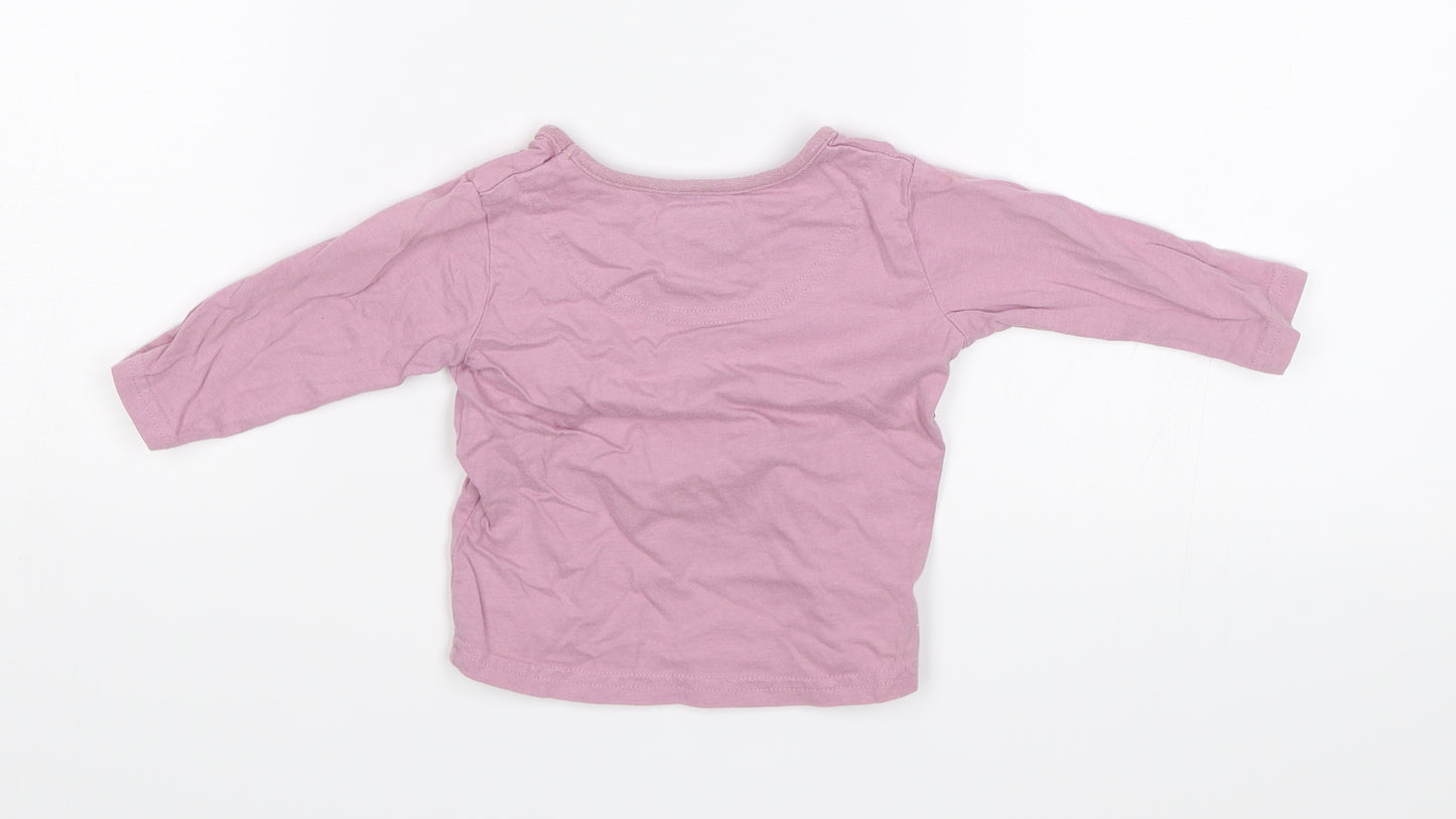 NEXT Baby Purple   Jersey T-Shirt Size 3-6 Months