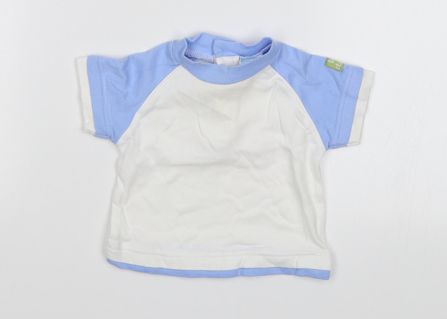 Babytime Baby White   Basic T-Shirt Size 3-6 Months