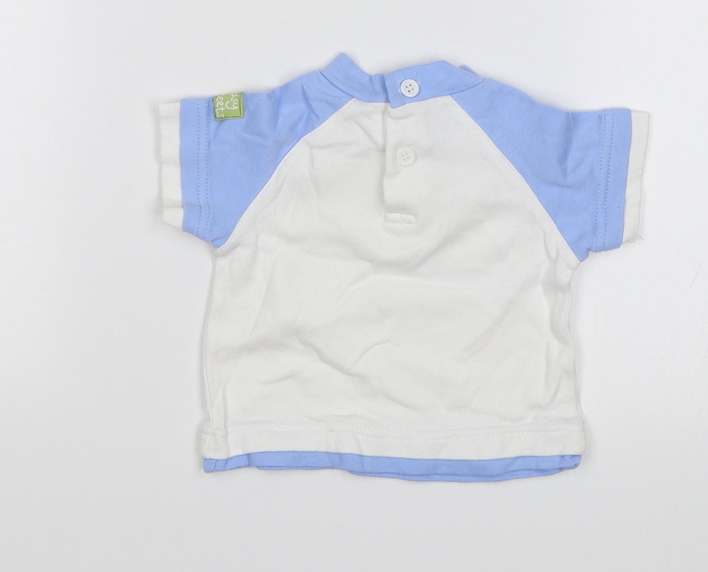 Babytime Baby White   Basic T-Shirt Size 3-6 Months