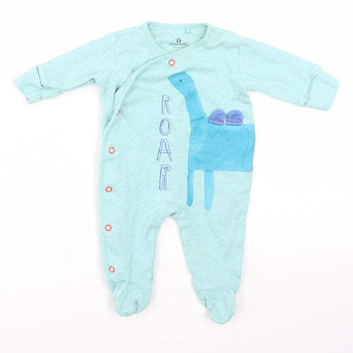 NEXT Baby Green   Babygrow One-Piece Size 0-3 Months  - DINOSAUR