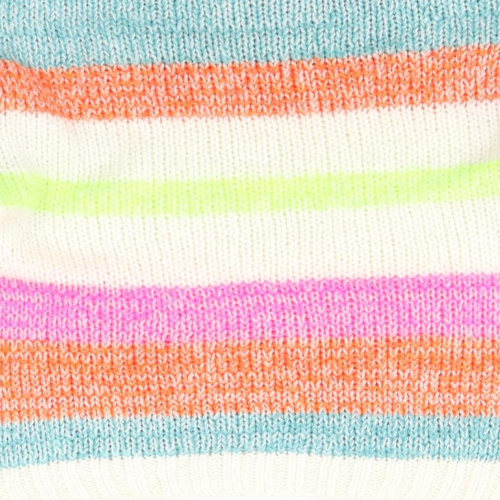 Primark Womens White Striped Knit Pullover Jumper Size S