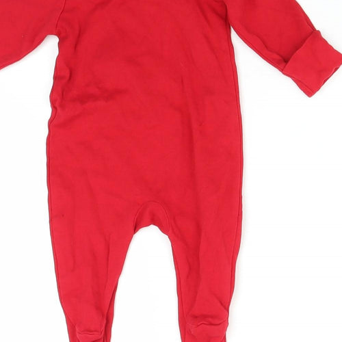 TU Baby Red   Babygrow One-Piece Size 0-3 Months