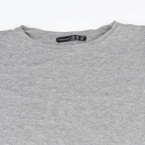 Atmosphere Womens Grey   Basic T-Shirt Size 10