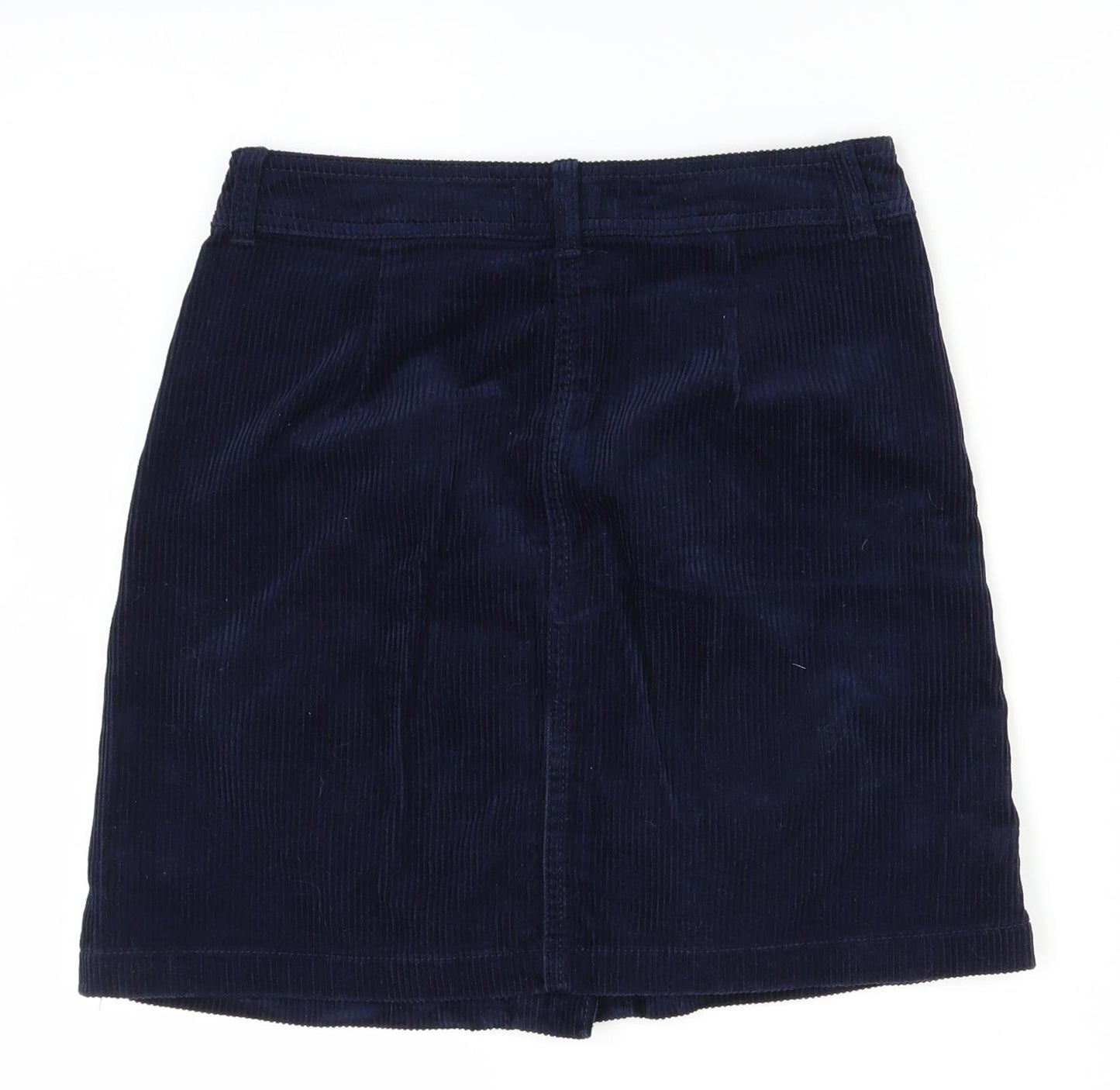 Denim Womens Blue  Corduroy A-Line Skirt Size 6